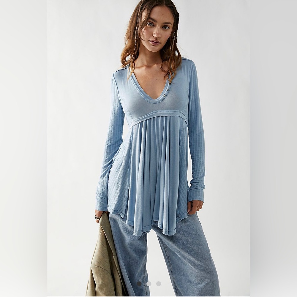 Free People Henley Tunic